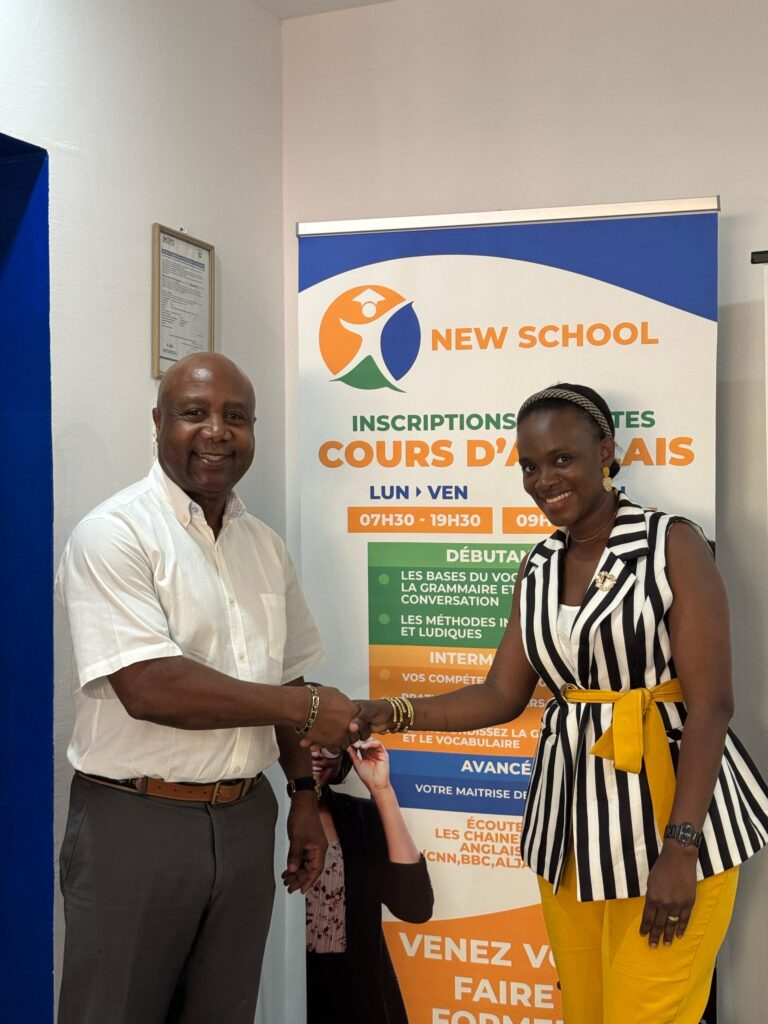 New School et Céleste Communication DG et Respo Celest COM