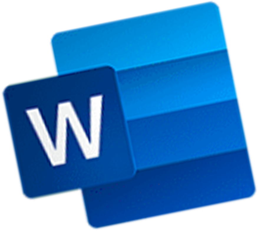 Icone word Anglais et Digital